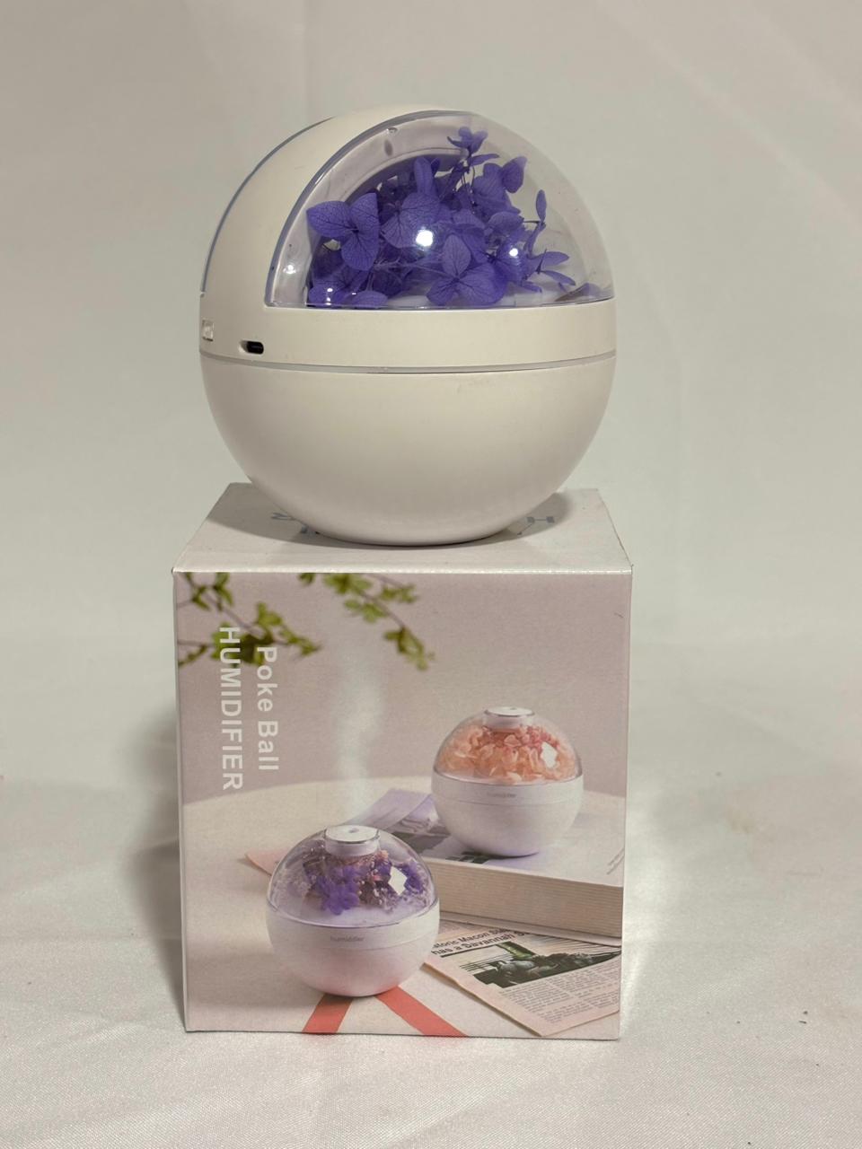 Humidificador Ultrasónico Poke Ball con Flores Decorativas