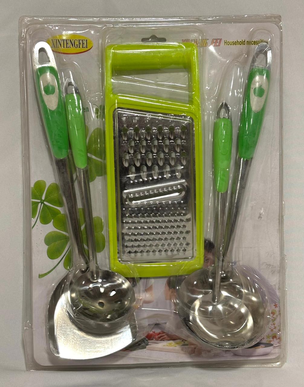 Set de Utensilios de Cocina Xintengfei Acero Inoxidable con Rallador