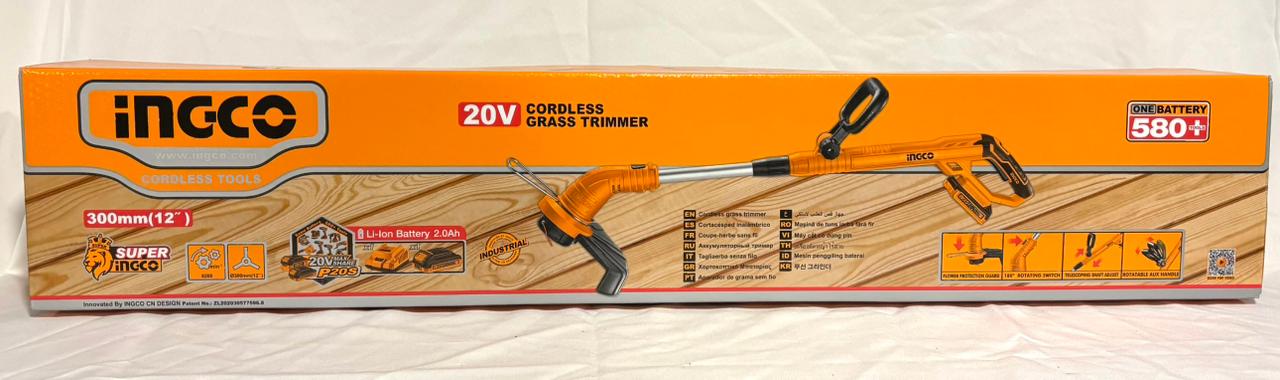 Cortabordes Inalámbrico INGCO 20V Litio-Ion 300mm