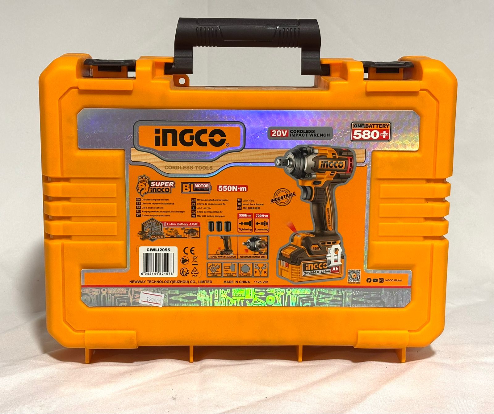 Llave de Impacto Inalámbrica INGCO 20V 550N·m Motor Brushless